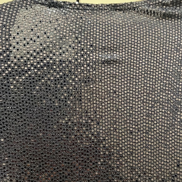 Caramela Black Sequin Fly Away Cardigan Size Large - Picture 10 of 12